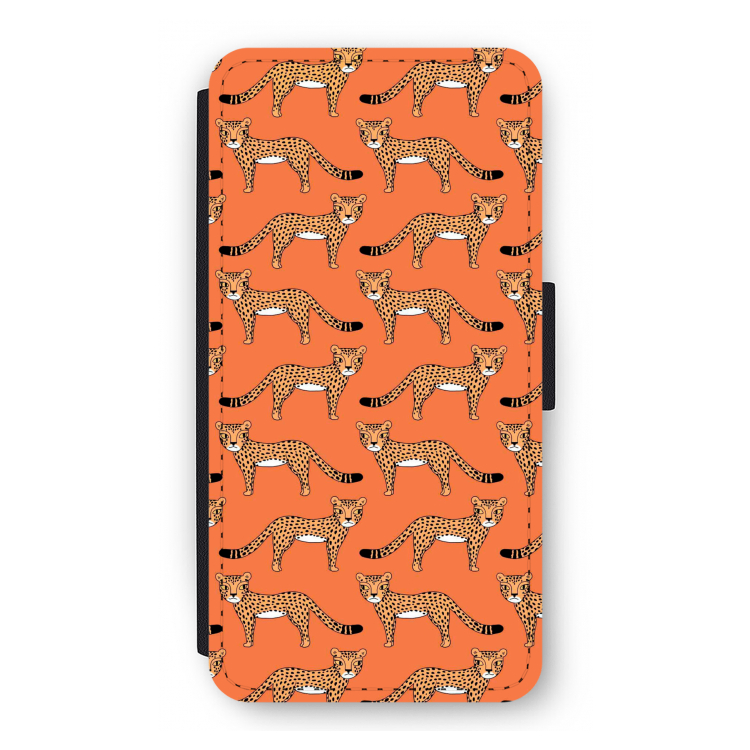 Cheetah: iPhone 12 Pro Flip Hoesje
