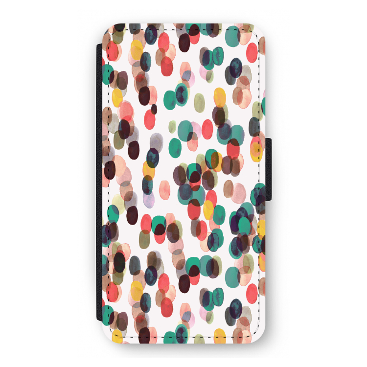 Tropical Dots: iPhone 12 Pro Flip Hoesje