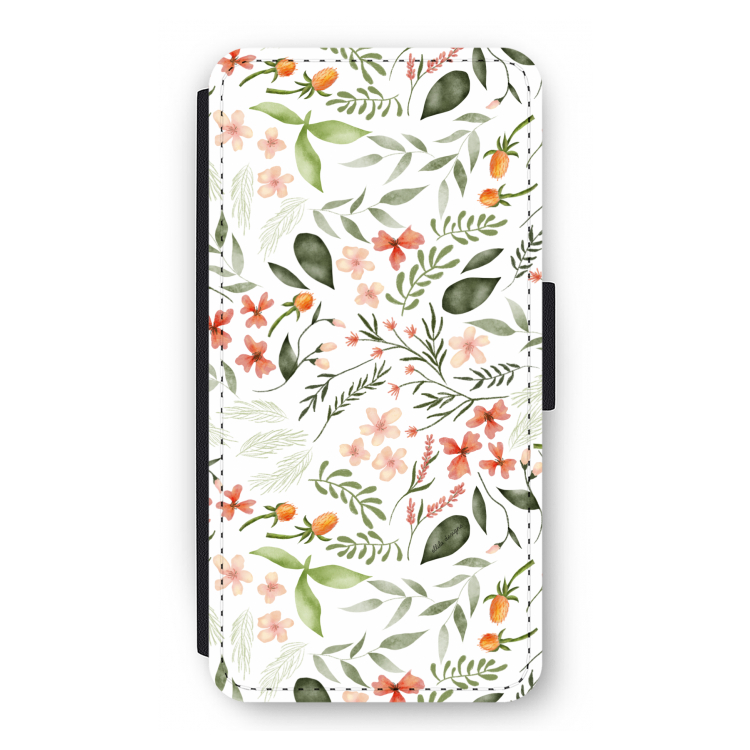 Sweet little flowers: iPhone 12 Pro Flip Hoesje