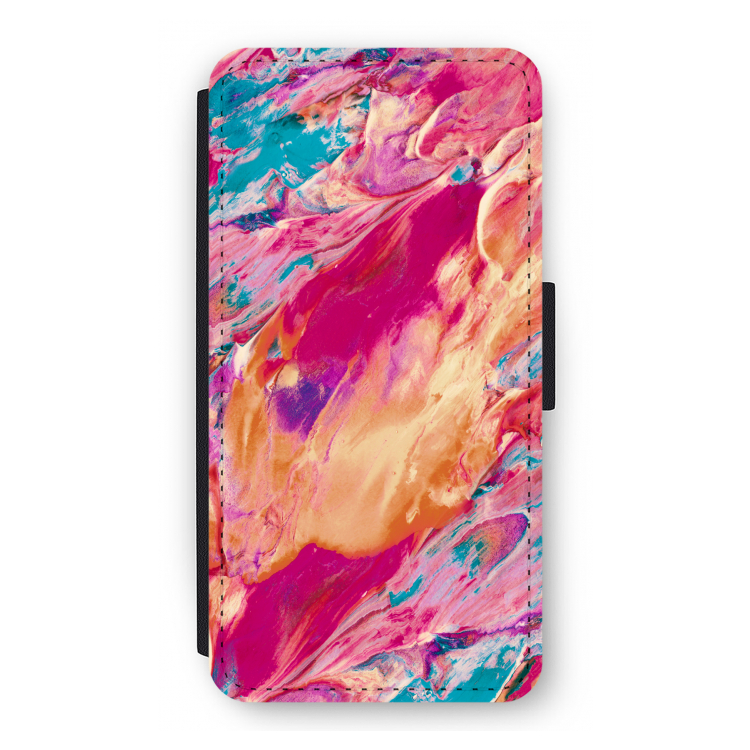Pastel Echoes: iPhone 12 Pro Flip Hoesje