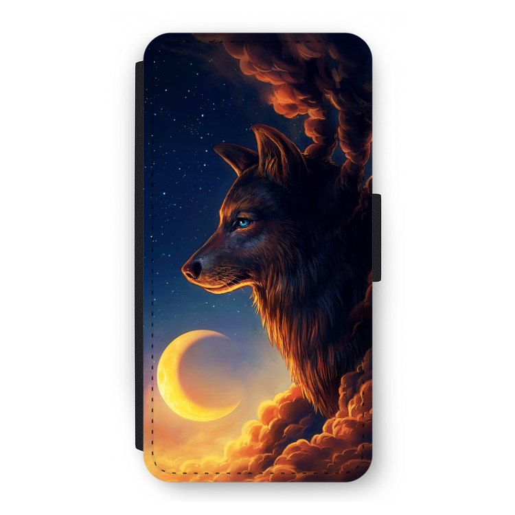 Night Guardian: iPhone 12 Pro Flip Hoesje