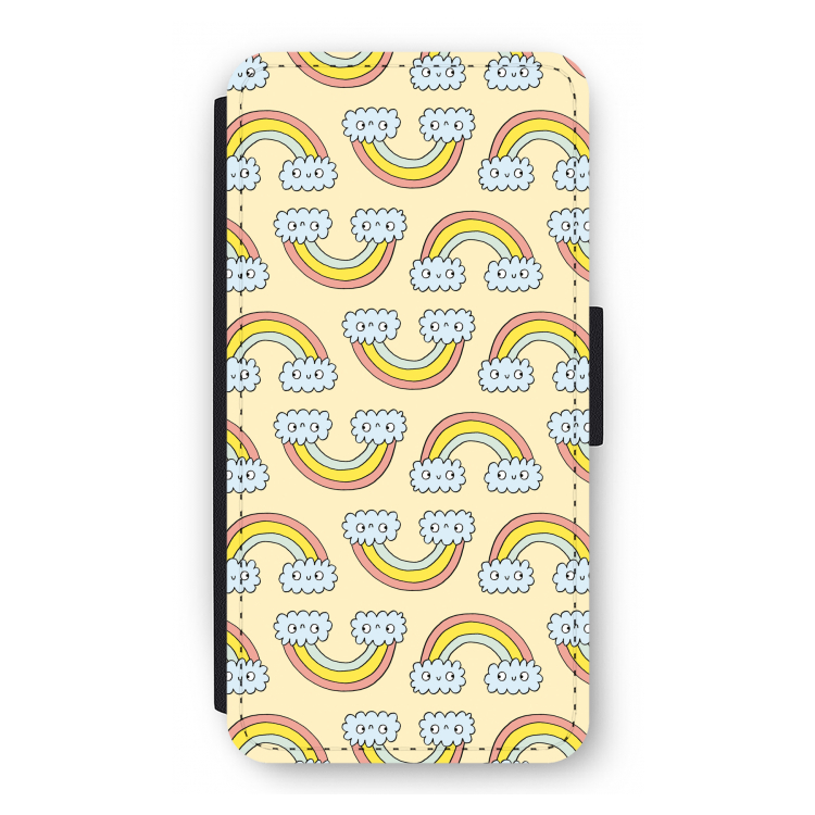 Regenboog: iPhone 12 Pro Flip Hoesje
