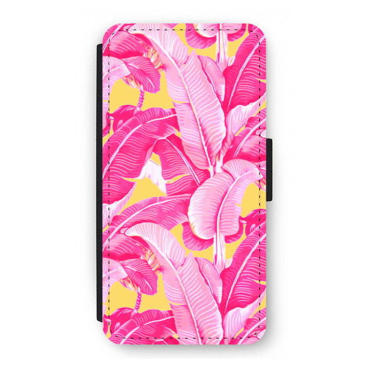 Pink Banana: iPhone 12 Pro Flip Hoesje