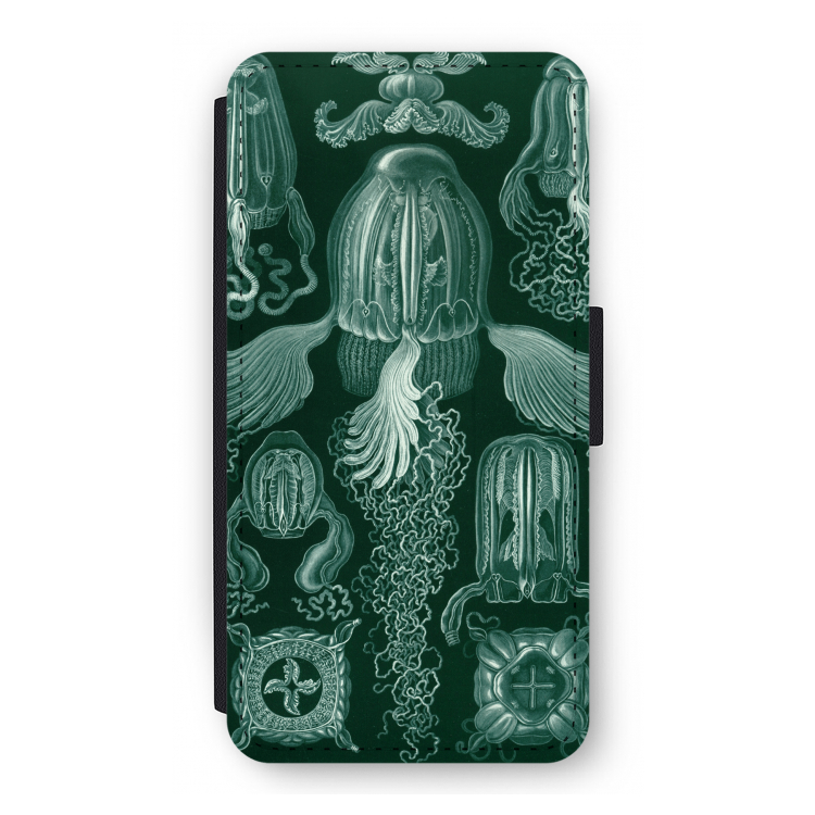 Haeckel Cubomedusae: iPhone 12 Pro Flip Hoesje
