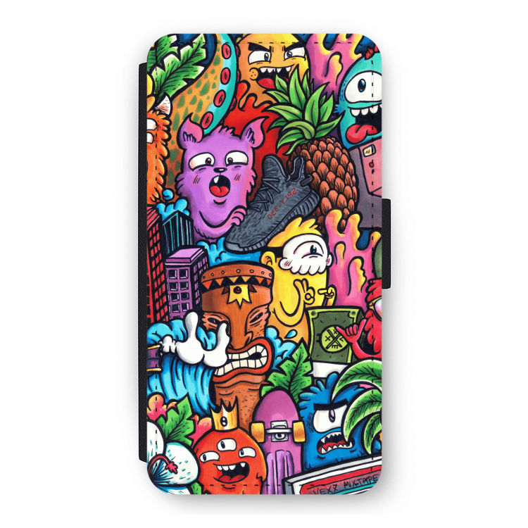 Vexx Mixtape: iPhone 12 Pro Flip Hoesje
