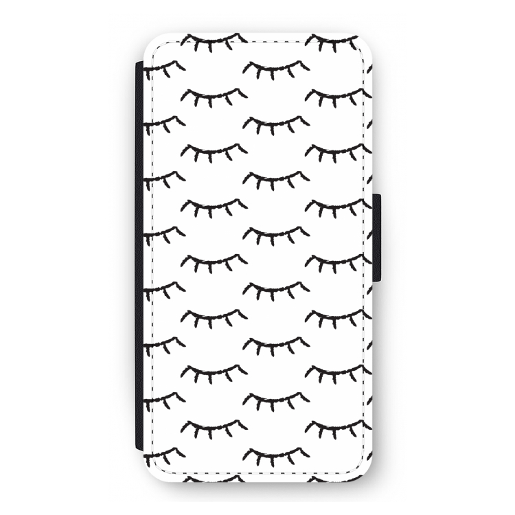 Wimpers: iPhone 12 Pro Flip Hoesje