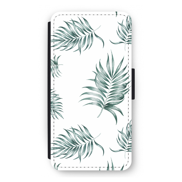 Simple leaves: iPhone 12 Pro Flip Hoesje