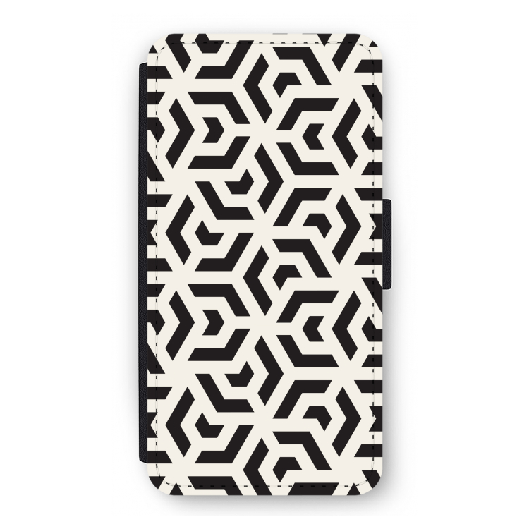 Crazy pattern: iPhone 12 Pro Flip Hoesje