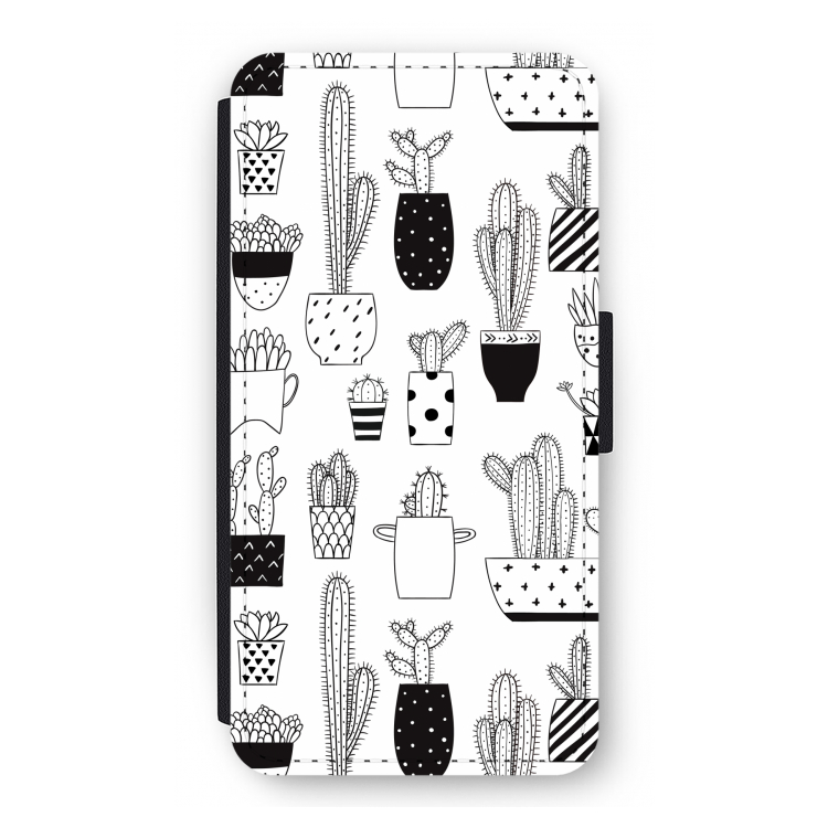 Cactusmotief: iPhone 12 Pro Flip Hoesje
