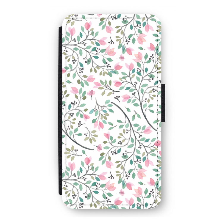 Sierlijke bloemen: iPhone 12 Pro Flip Hoesje