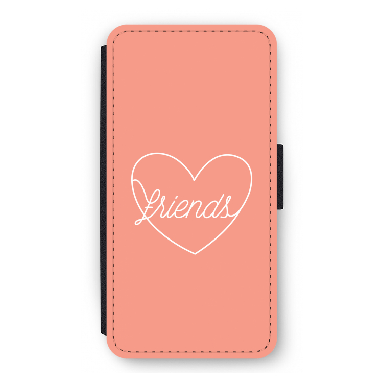 Friends heart: iPhone 12 Pro Flip Hoesje