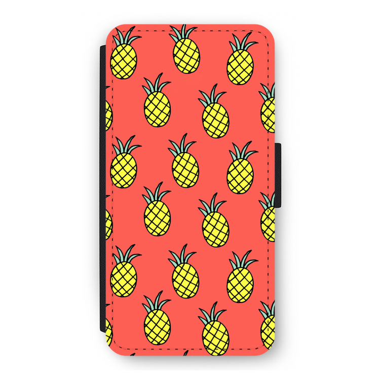 Ananas: iPhone 12 Pro Flip Hoesje
