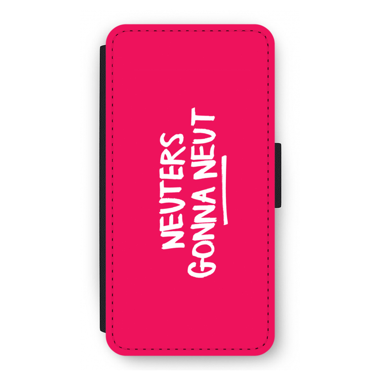 Neuters (roze): iPhone 12 Pro Flip Hoesje