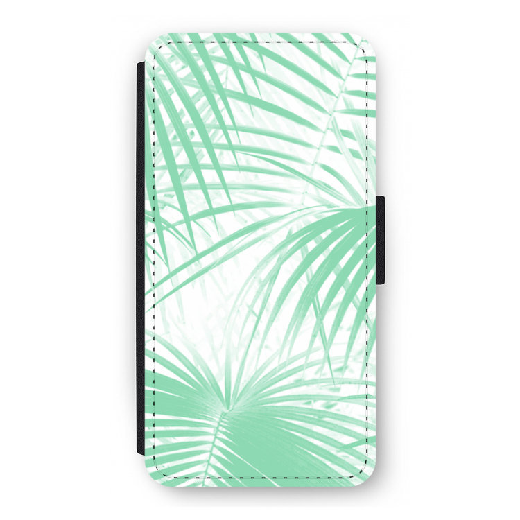 Palmbladeren: iPhone 12 Pro Flip Hoesje