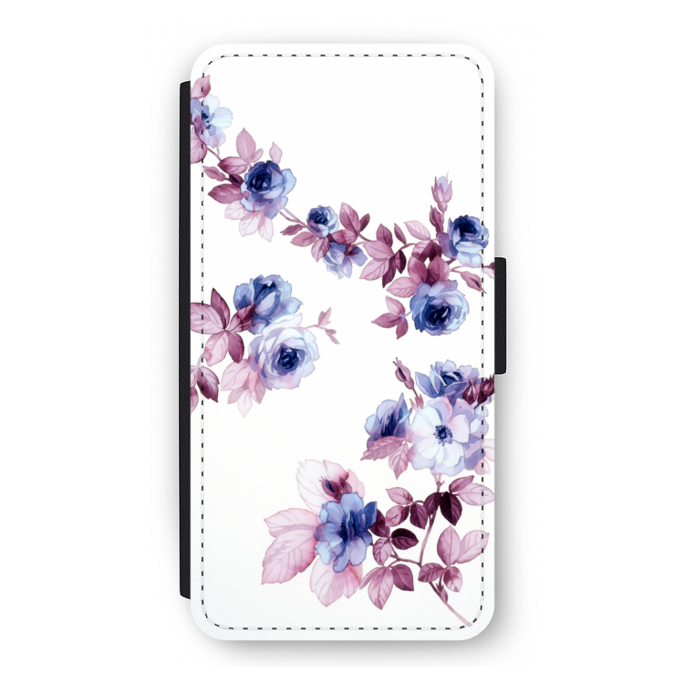 Waterverf bloemen: iPhone 12 Pro Flip Hoesje