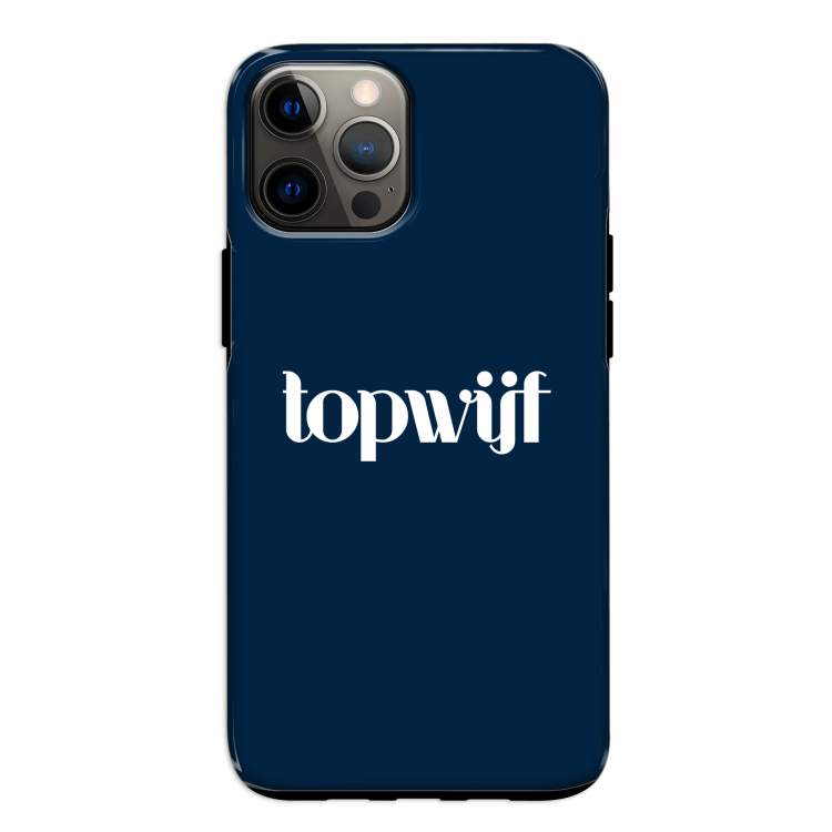 Topwijf Navy: iPhone 12 Pro Tough Case