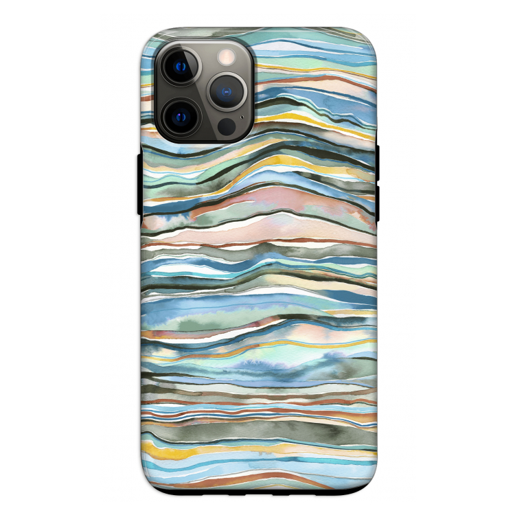 Watercolor Agate: iPhone 12 Pro Tough Case