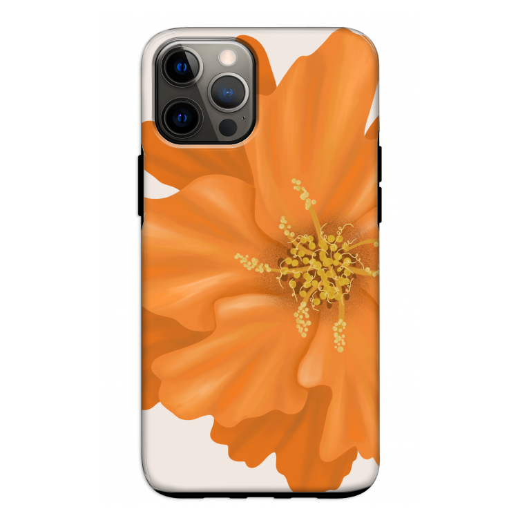 Orange Ellila flower: iPhone 12 Pro Tough Case