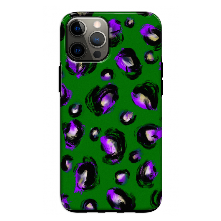 Green Cheetah: iPhone 12 Pro Tough Case