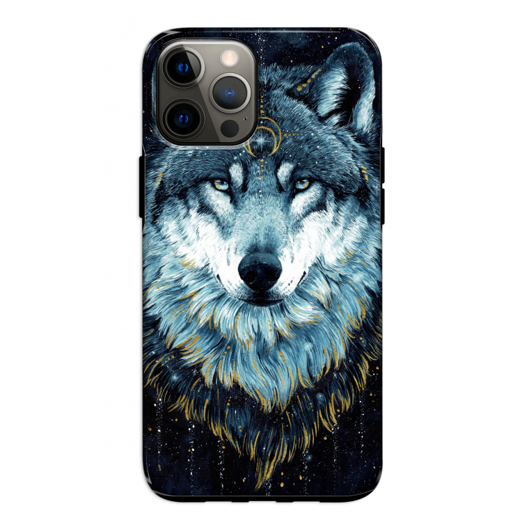 Darkness Wolf: iPhone 12 Pro Tough Case