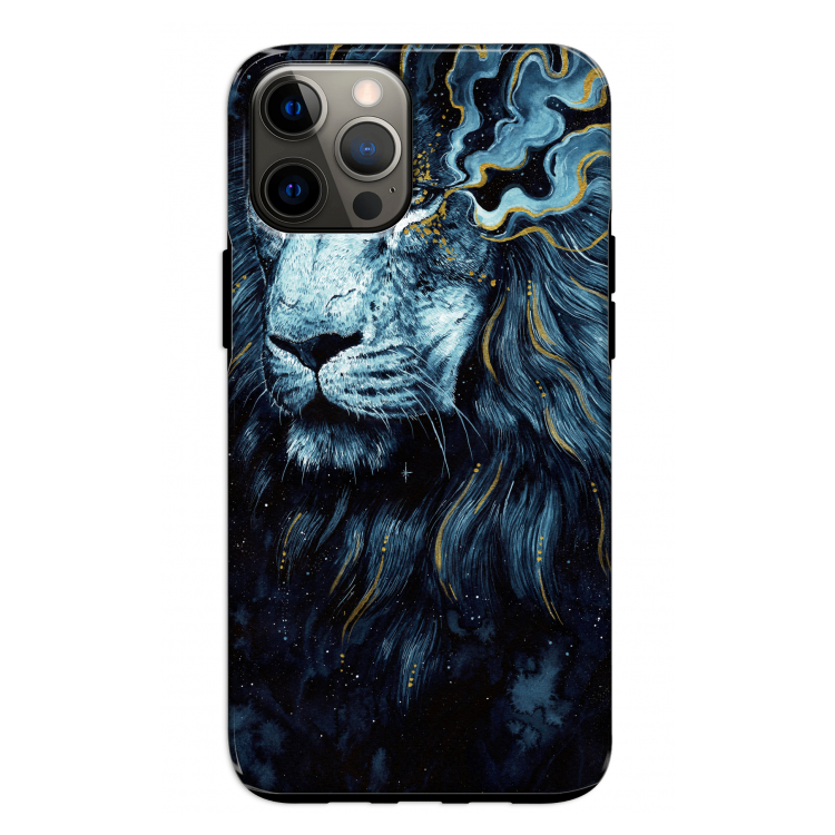 Darkness Lion: iPhone 12 Pro Tough Case