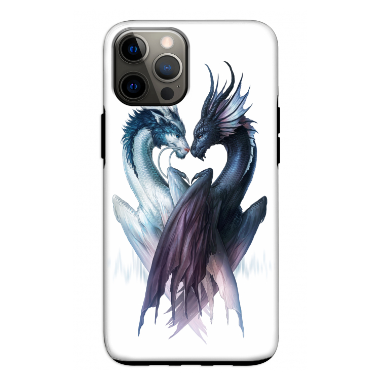 Yin Yang Dragons: iPhone 12 Pro Tough Case