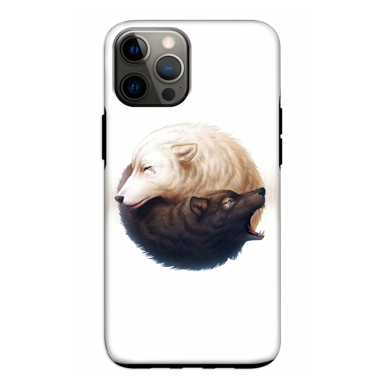 Yin Yang Wolves: iPhone 12 Pro Tough Case