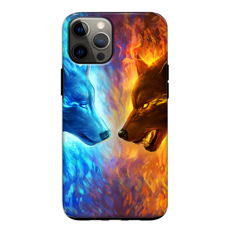 Fire & Ice: iPhone 12 Pro Tough Case