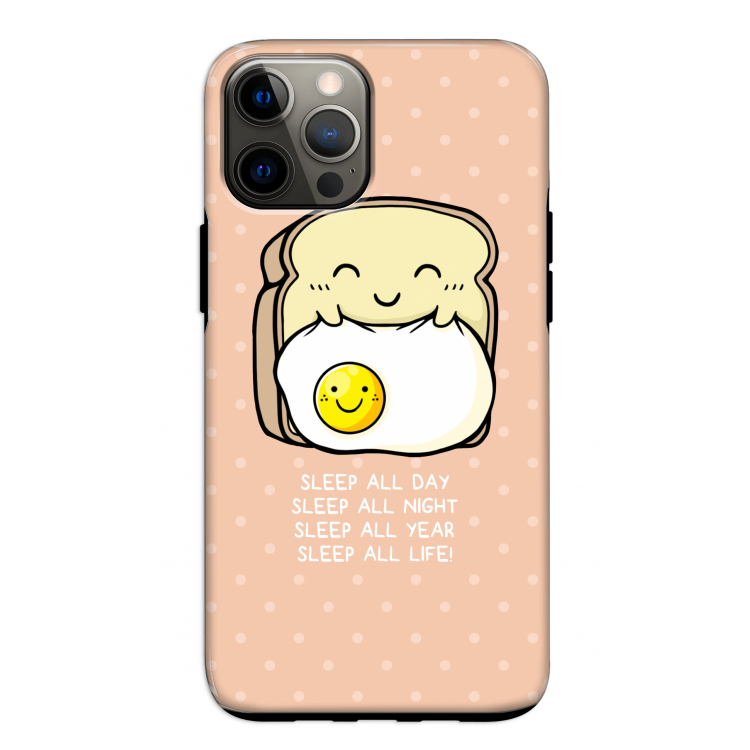 Sleep All Day: iPhone 12 Pro Tough Case