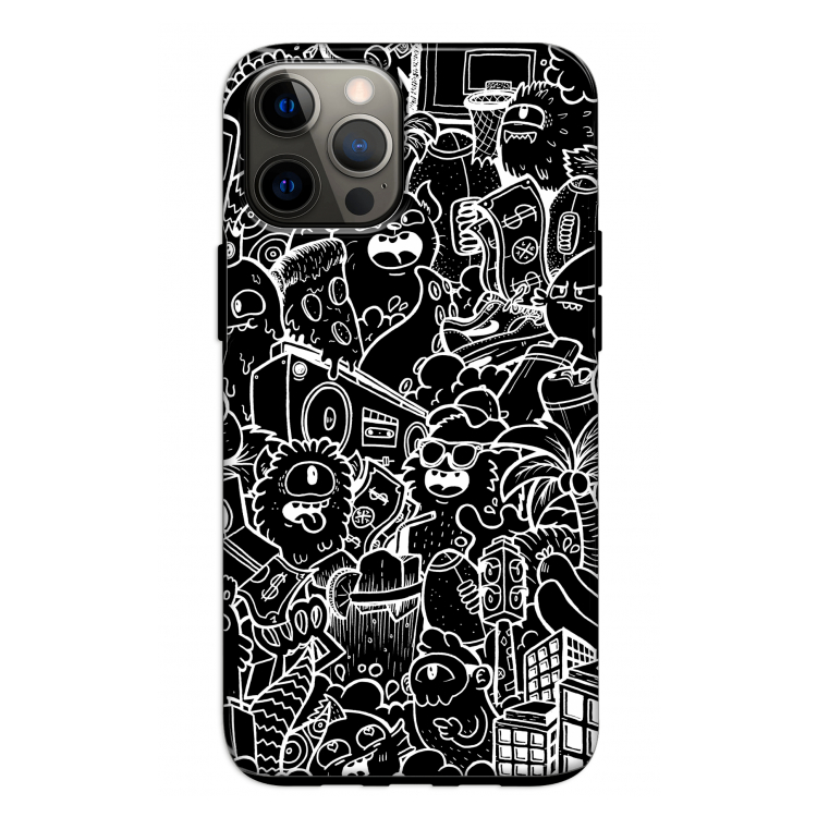 Vexx Black City : iPhone 12 Pro Tough Case