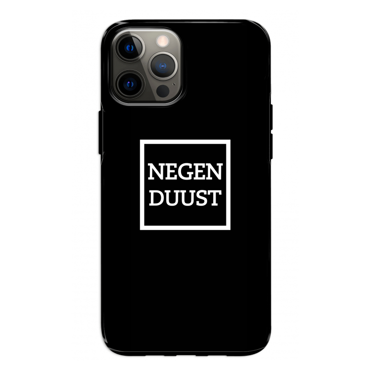 Negenduust black: iPhone 12 Pro Tough Case