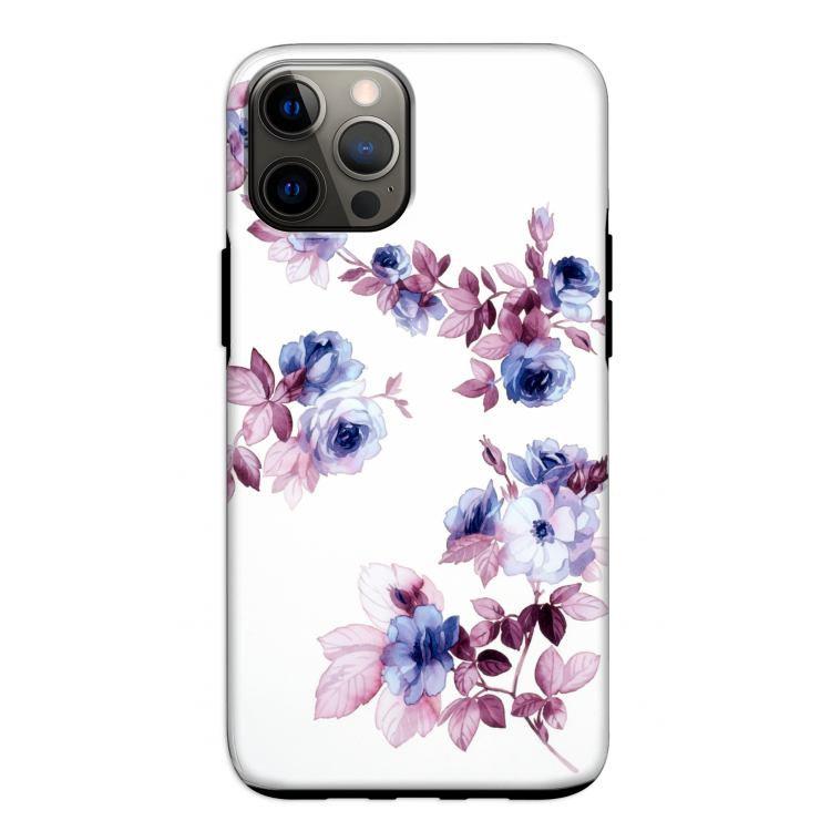 Waterverf bloemen: iPhone 12 Pro Tough Case