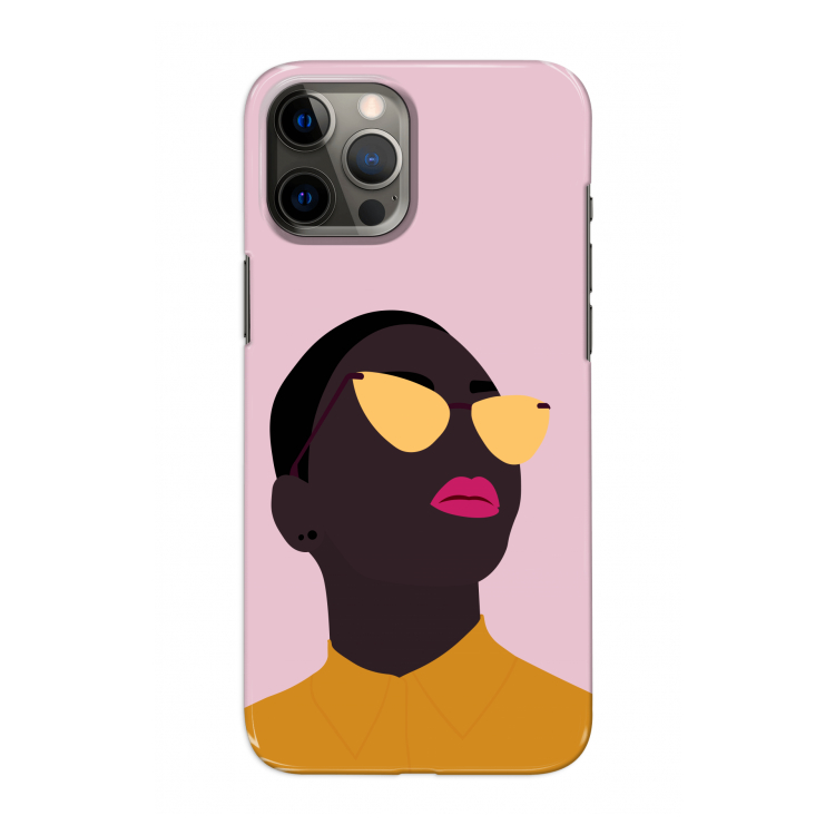 Yellow glasses: Volledig geprint iPhone 12 Pro Hoesje
