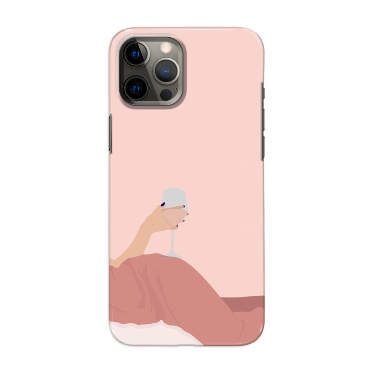 Wine: Volledig geprint iPhone 12 Pro Hoesje