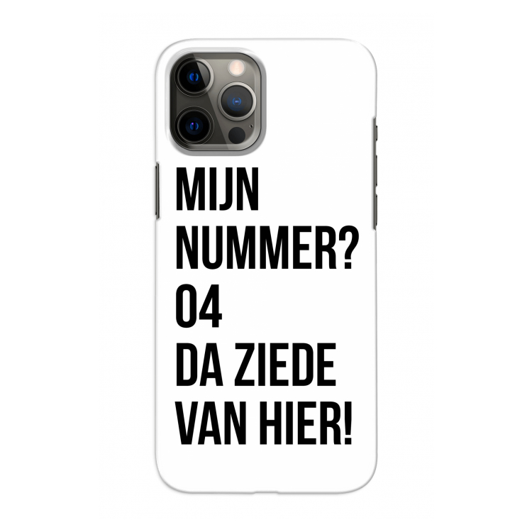 Da ziede van hier: Volledig geprint iPhone 12 Pro Hoesje