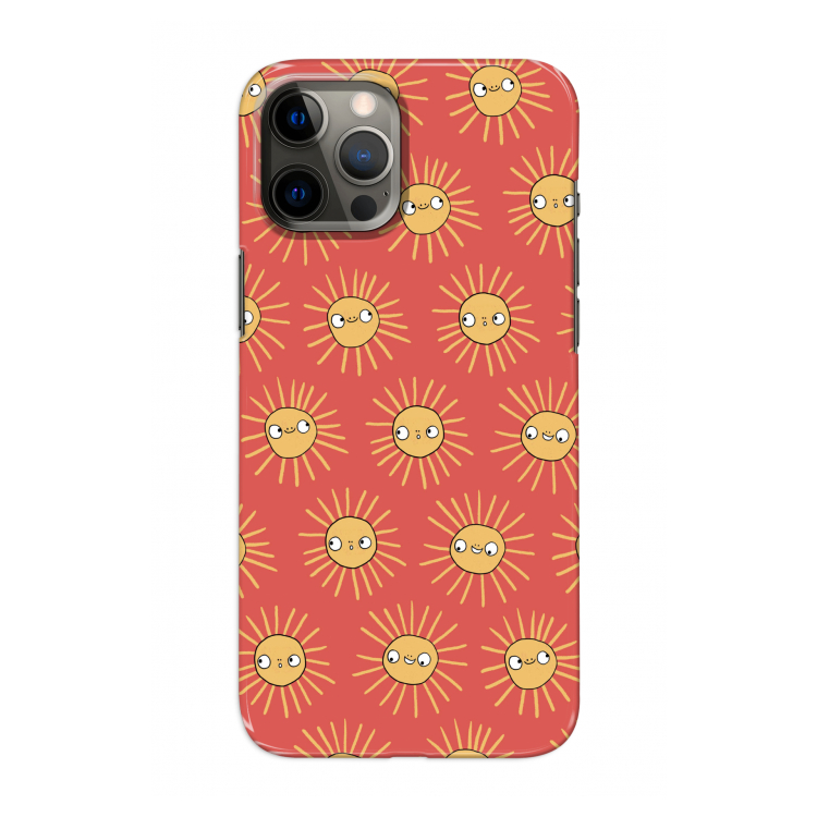 Zon: Volledig geprint iPhone 12 Pro Hoesje
