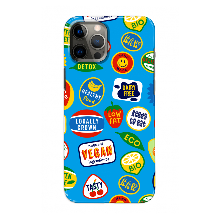 Fruitsticker: Volledig geprint iPhone 12 Pro Hoesje