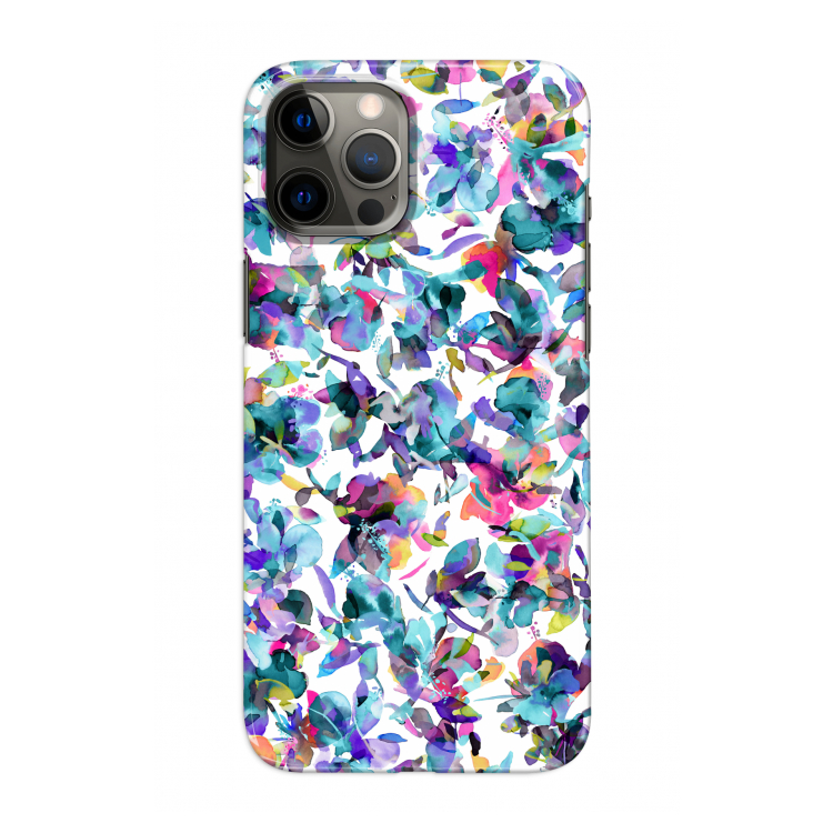 Hibiscus Flowers: Volledig geprint iPhone 12 Pro Hoesje