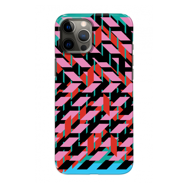 Skew Blush 2: Volledig geprint iPhone 12 Pro Hoesje