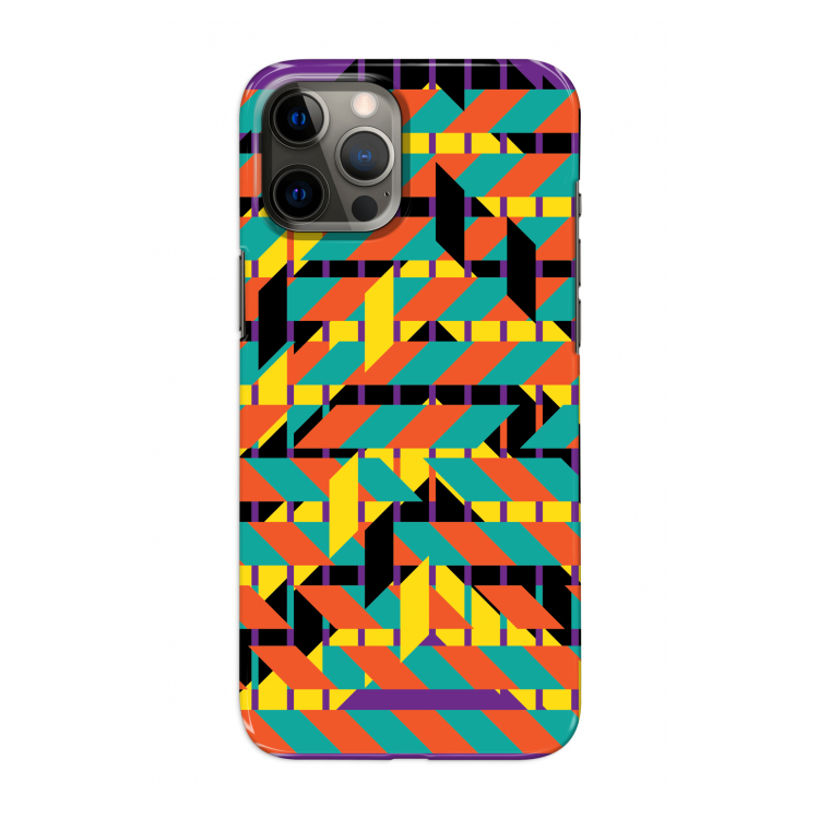Skew Bee 2: Volledig geprint iPhone 12 Pro Hoesje