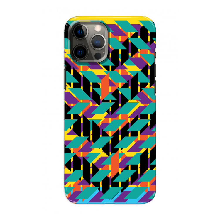 Skew Bee 1: Volledig geprint iPhone 12 Pro Hoesje