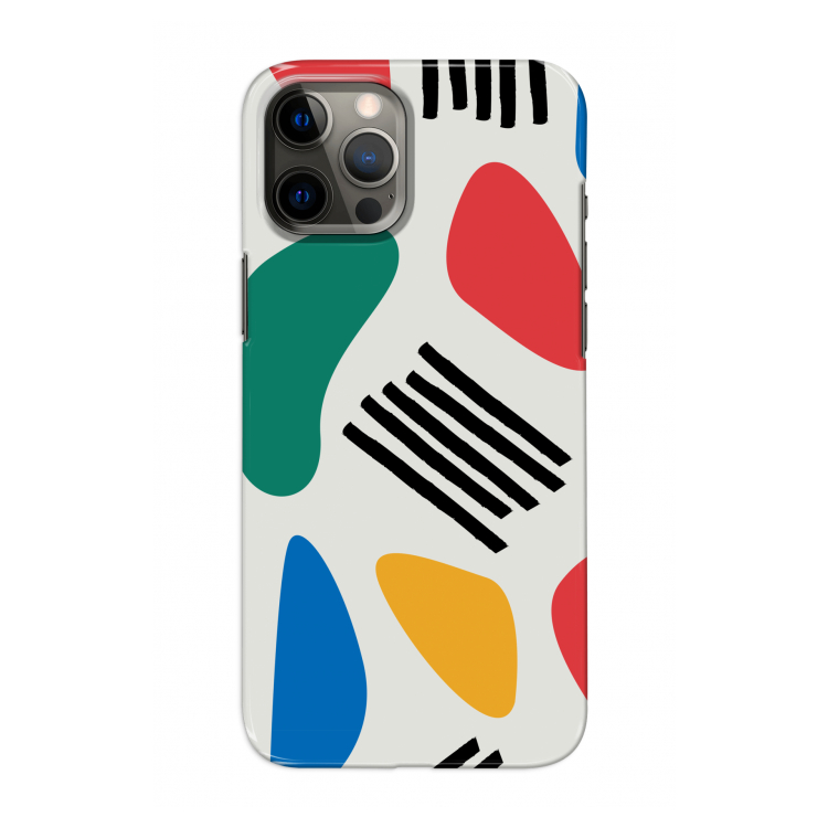 Illustratieve pop 1: Volledig geprint iPhone 12 Pro Hoesje