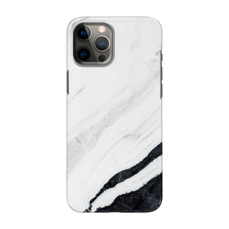 Elegante marmer: Volledig geprint iPhone 12 Pro Hoesje