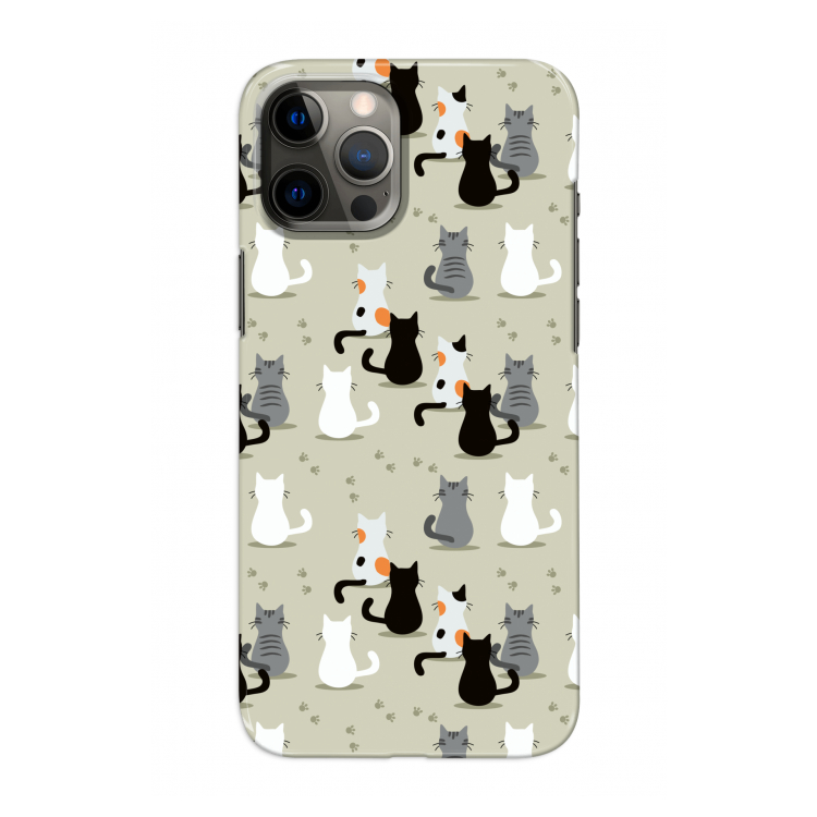 Katten: Volledig geprint iPhone 12 Pro Hoesje