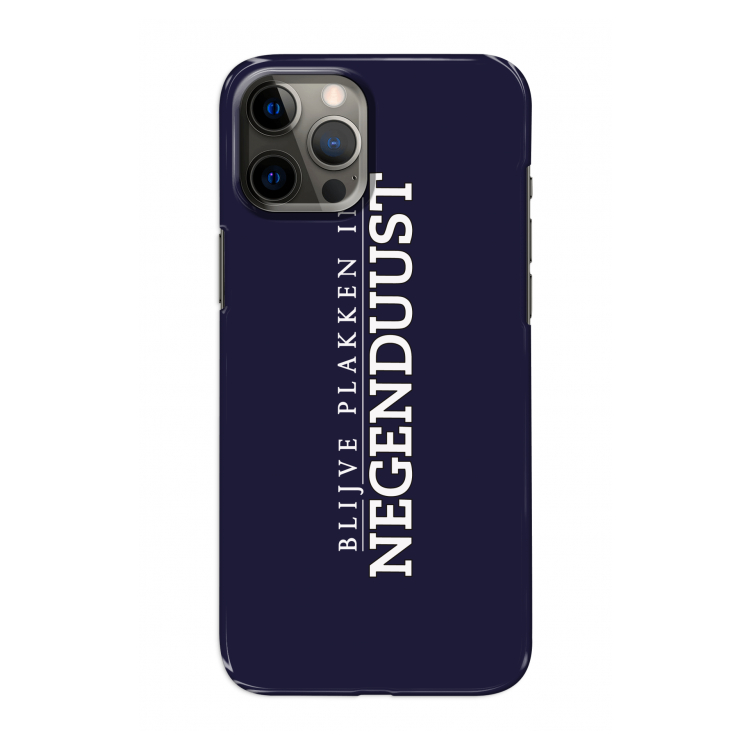Blijve plakken in Negenduust: Volledig geprint iPhone 12 Pro Hoesje