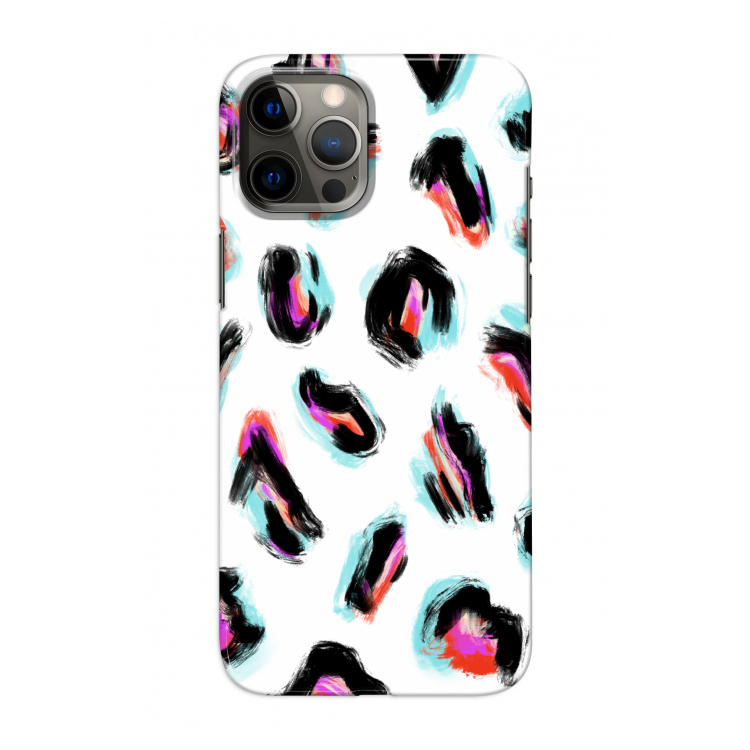 Cheetah color: Volledig geprint iPhone 12 Pro Hoesje