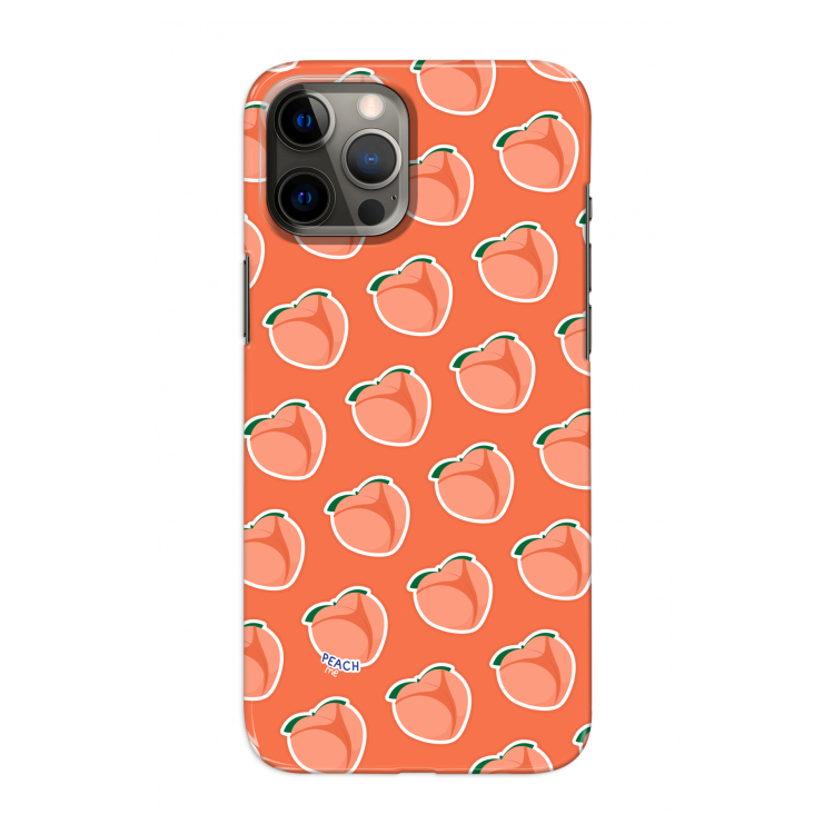 Just peachy: Volledig geprint iPhone 12 Pro Hoesje