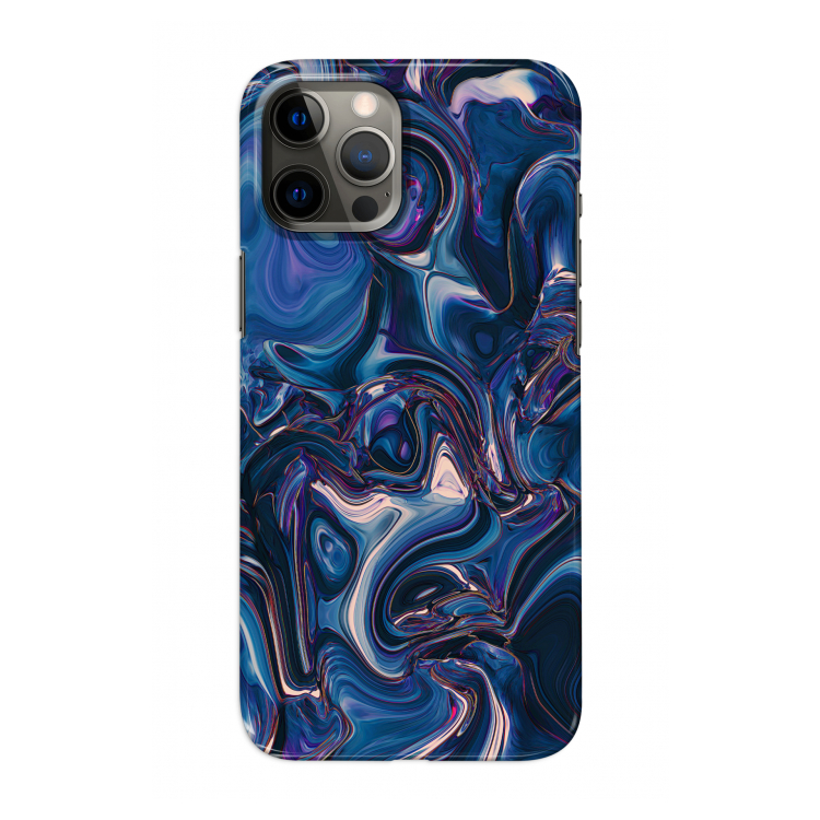 Mirrored Mirage: Volledig geprint iPhone 12 Pro Hoesje
