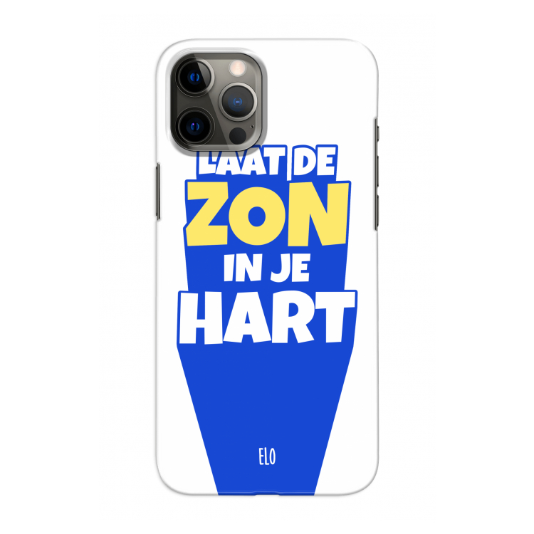 Laat de zon in je hart: Volledig geprint iPhone 12 Pro Hoesje