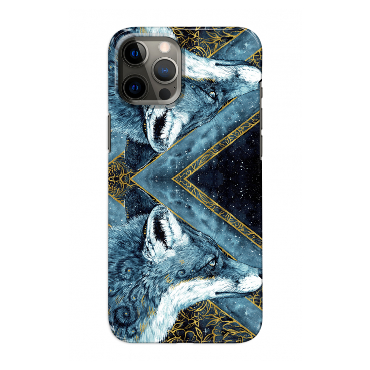 Golden Fox: Volledig geprint iPhone 12 Pro Hoesje